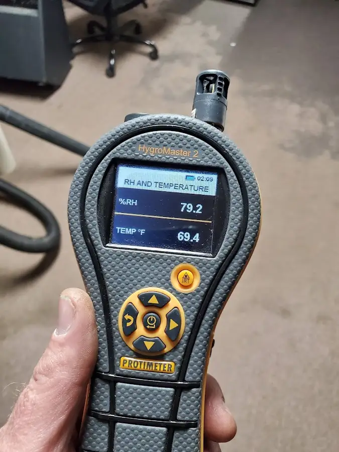 Moisture meter humidity assessment for Mold Remediation & Removal in Ira